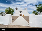 The St. Augustine Church in the Pueblo of Isleta, New Mexico, USA Stock ...