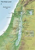 Tierra santa mapa - Mapa de tierra Santa (Israel)