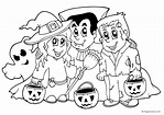Dibujos De Halloween Para Colorear Halloween Coloring Pages - Reverasite