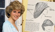 El dibujo que muestra cómo copiar el corte de pelo de Diana de Gales ...