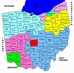 Ohio Area Code Map - United States Map