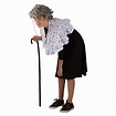 Tigerdoe Old Lady Costume - Granny Wig - Grandma Dress Up - Grandmother ...