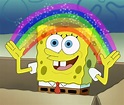 Create meme "spongebob rainbow meme, memes spongebob, spongebob ...
