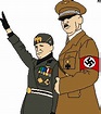 Mussolini and Hitler by PinkButtons on DeviantArt