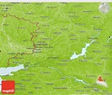 Physical 3D Map of Rostov Oblast
