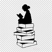 Book Black And White Clip Art Stacked Books Png Downl - vrogue.co