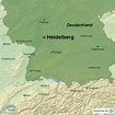 StepMap - Deutschland-Heidelberg_quadr - Landkarte für Deutschland