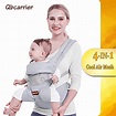 Baby Carrier-4 in 1 Convertible Hip seat-Front and Back for Newborn ...