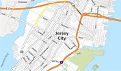 Map of Jersey City, New Jersey - GIS Geography