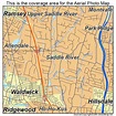 Aerial Photography Map of Saddle River, NJ New Jersey