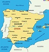 Mapa das cidades espanholas: principais cidades e capital da Espanha
