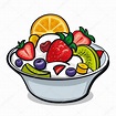 Fresh fruit salad Stock Vector Image by ©olegtoka1967 #38348305