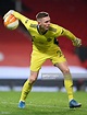 Dean Henderson of Manchester United rolls out the ball during the ...