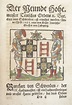 Woodcut arms of Burchard von Schwanden (hand-colored) used… | Flickr