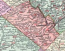 Lehigh County, Pennsylvania 1911 Map by Rand McNally, Allentown, PA