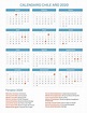 CALENDARIO 2020 CON FERIADOS CHILE - Calendario 2019