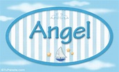 Angel - Nombre decorativo, tarjetas de Niños - Nombres imágenes
