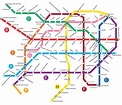 Mapa del Subte o metro de Buenos Aires - Tamaño completo | Gifex