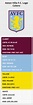 Aston Villa Team Colors | HEX, RGB, CMYK, PANTONE COLOR CODES OF SPORTS ...