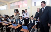 Jefe del Estado inauguró nueva infraestructura de colegio Maria Parado ...