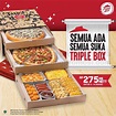 PROMO PIZZA HUT TRIPLE BOX PIZZA – harga mulai Rp. 275.000 - PromoINDiskon