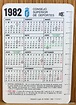 calendario año 1982 - madrid 82 - consejo super - Comprar Calendarios antiguos en todocoleccion ...
