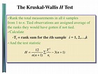 PPT - The Kruskal-Wallis H Test PowerPoint Presentation, free download ...
