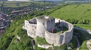 Vue aérienne par drone du château Gaillard