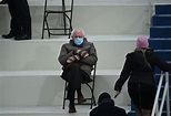 Bernie Sanders Sat On A Chair At The Biden Inauguration And The ...