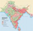 The expansion of the British East India Company [1493 × 1411] : r/MapPorn