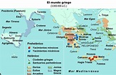 Mapa - El Mundo Griego 3.000 al 500 a.c. [The Greek World Map]