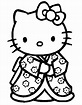 Disegno di Hello Kitty da stampare e colorare