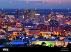 Downtown skyline of Birmingham, Alabama, USA at night Stock Photo - Alamy