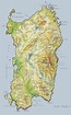 Cartine geografiche della Sardegna (Italia)