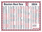 Printable 2024 Boston Red Sox Schedule