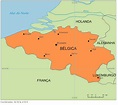 Blog de Geografia: Mapa da Bélgica