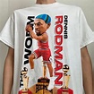 Dennis Rodman World Tour Exclusive Graphics White Tee Shirt | Kaisers ...
