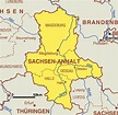 Map of Saxony-Anhalt (Sachsen-Anhalt) : Worldofmaps.net - online Maps ...
