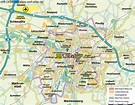 Map of Leipzig (City in Germany Saxonia) | Welt-Atlas.de