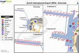 Zurich - Zürich (ZRH) Airport Terminal Maps - TravelWidget.com