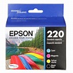 Epson 220 DURABrite Ultra Black/Color Combo Pack Ink Cartridges ...
