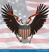Emblema degli Stati Uniti illustrazione di stock. Illustrazione di ...