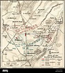 Plan of the Battle of Waterloo, June 16-18, 1815. From Historical Atlas ...