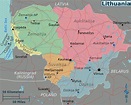 Map Of Lithuania And Surrounding Countries - World Map