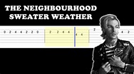 The Neighbourhood - Sweater Weather (Easy Guitar Tabs Tutorial) - YouTube