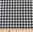 Houndstooth Printed DTY Brushed Fabric $7.99/yard By The Yard