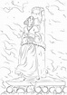 Dibujo de Juana de Arco en la hoguera para colorear | Dibujos para ...
