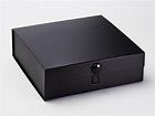 Wholesale Luxury Black Gift Boxes with Slots and Changeable Ribbon ...