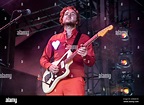 Achille Trocellier of L'Imperatrice performs at the Coachella Music ...