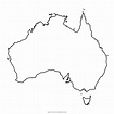 Australia Map Coloring Page - Ultra Coloring Pages